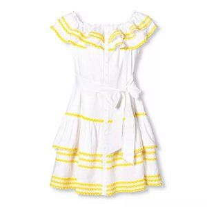 NWT Lisa Marie Fernandez Off-the-Shoulder Dress